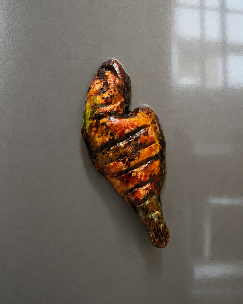 LAUNCHING SOON FISH FRY FRIDGE MAGNET